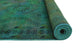 Vintage Distressed Overdyed Khatereh Green Runner