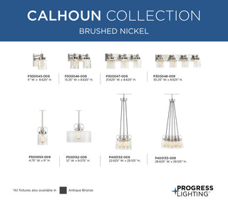 Hansford Collection 3-Light Bath and Vanity, Polished Nickel