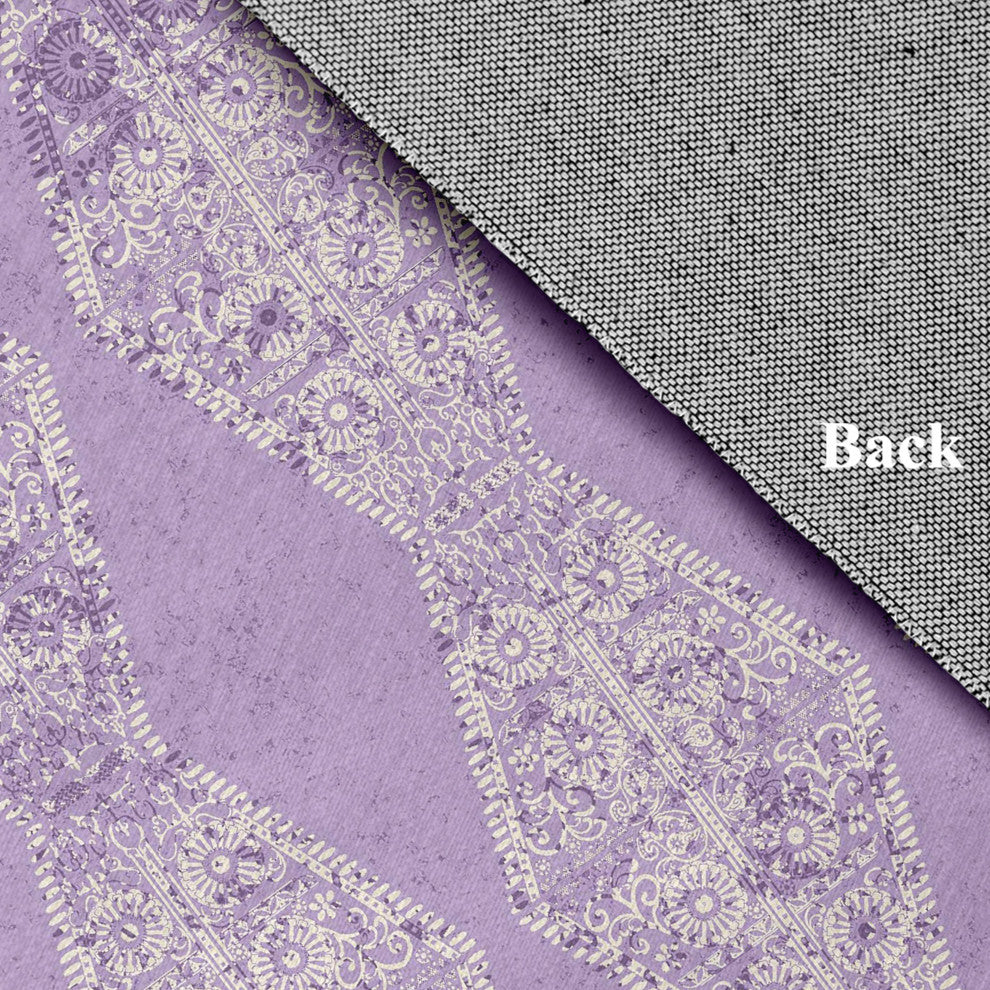 Pyramid Stripe Chenille Rug, Purple, 8'x10'