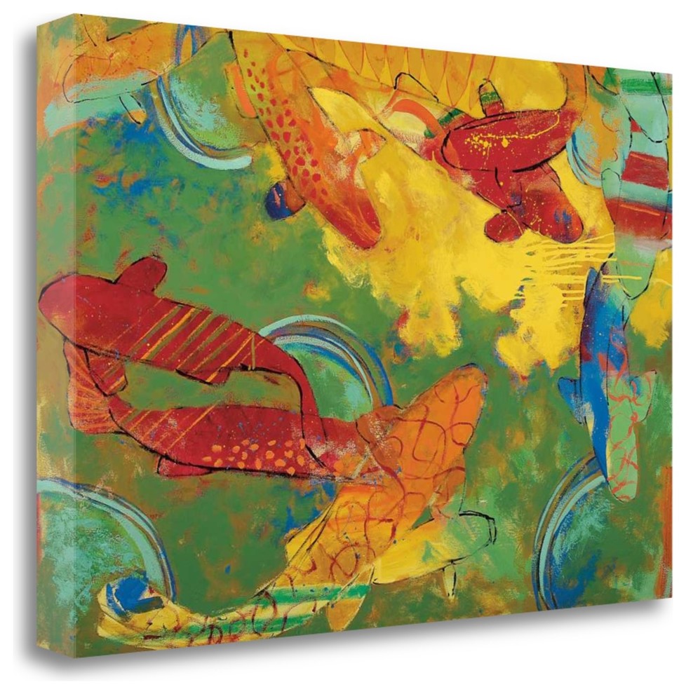 "Electric Jazz" By Brenda K. Bredvik, Giclee Print on Gallery Wrap Canvas