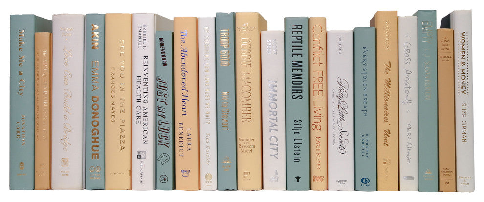 Decorative Books - Lakehouse - Blue Books By The Foot