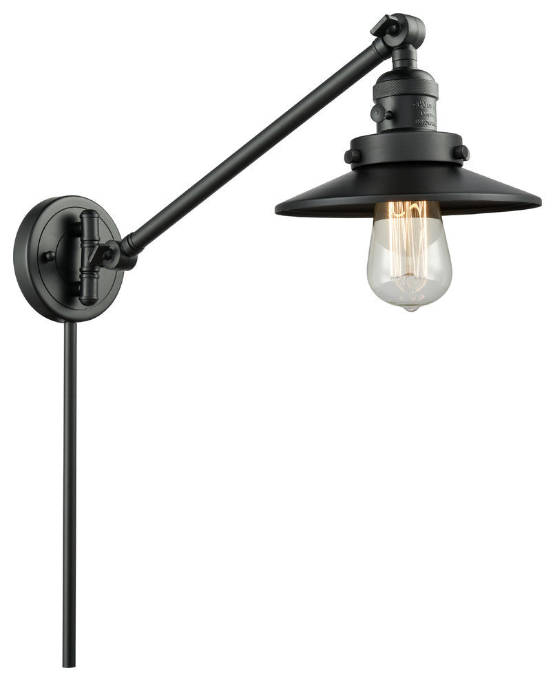 Briarcliff 1-Light LED Swing Arm Light, Matte Black