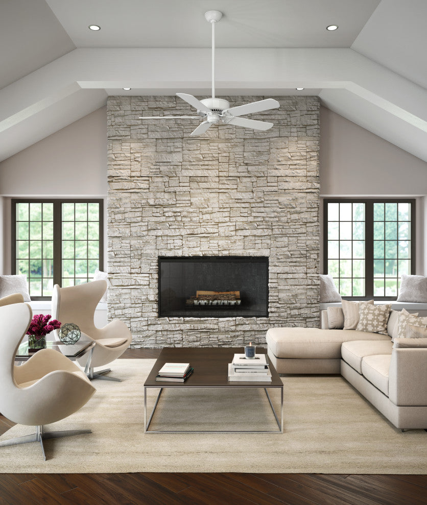 Casablanca 54" Panama DC Snow White Ceiling Fan With Handheld Remote