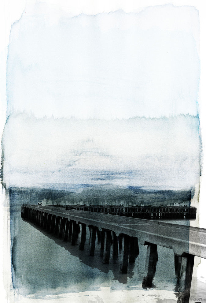 "Wharf" Fine Art Canvas Print, 16"x24"