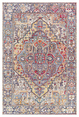 Iris IRS-2358 Traditional Denim/Charcoal 7'6"x9'6" Area Rug
