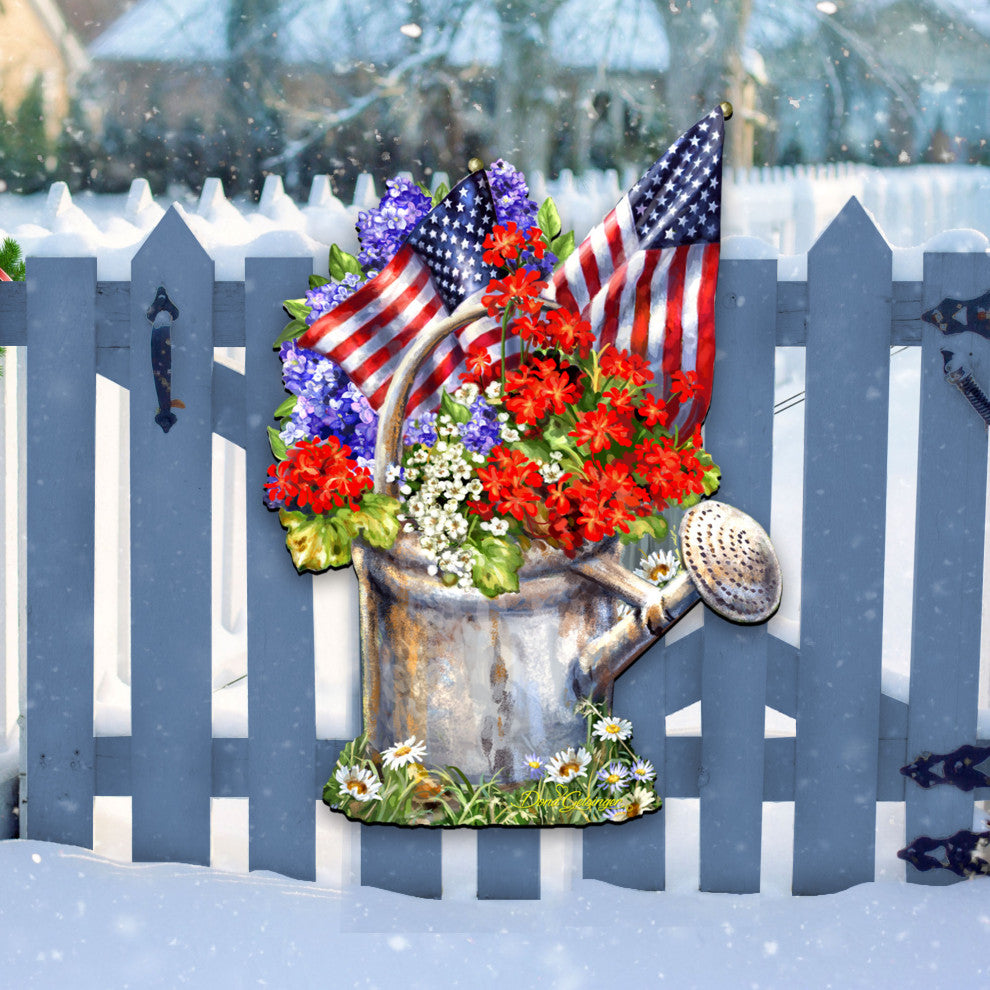 Celebrating the American Freedom Wall and Door Hanger by Dona Gelsinger
