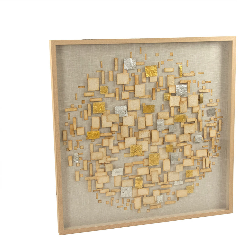 Abstract Paper Framed Wall Art