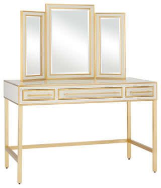 White-background full-view of the vanity with mirrors (not the primary image).