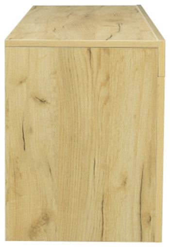 Oak Stand with LED RGB Lights Flat Screen Particle Board TV Cabine