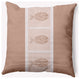 20x20" Fish Chips Nautical Decorative Indoor Pillow, Mauve