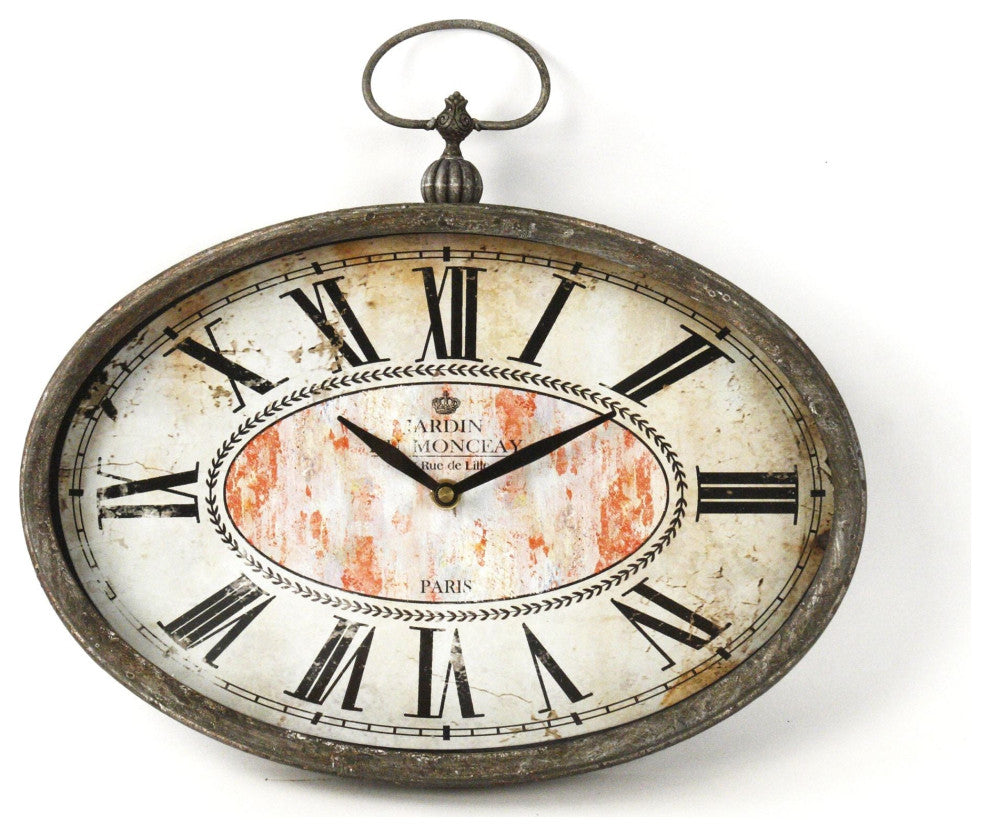 Paris Oval Clock