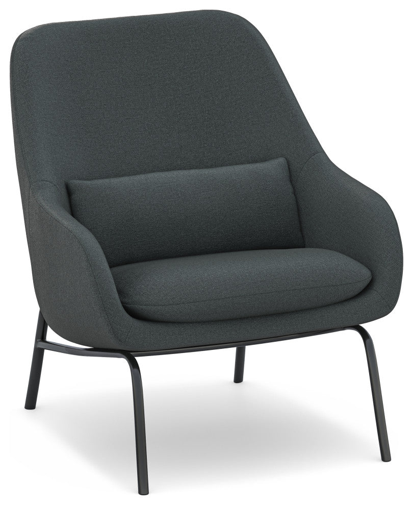 Elmont Accent Chair, Steel Grey