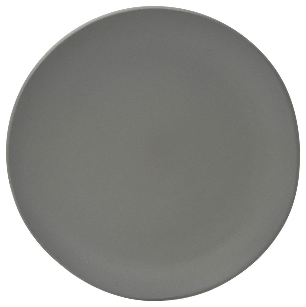 Ripple Bread and Butter Plates, Set of 6, Gray