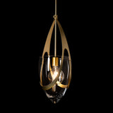 Vaso Pendant, Modern Brass