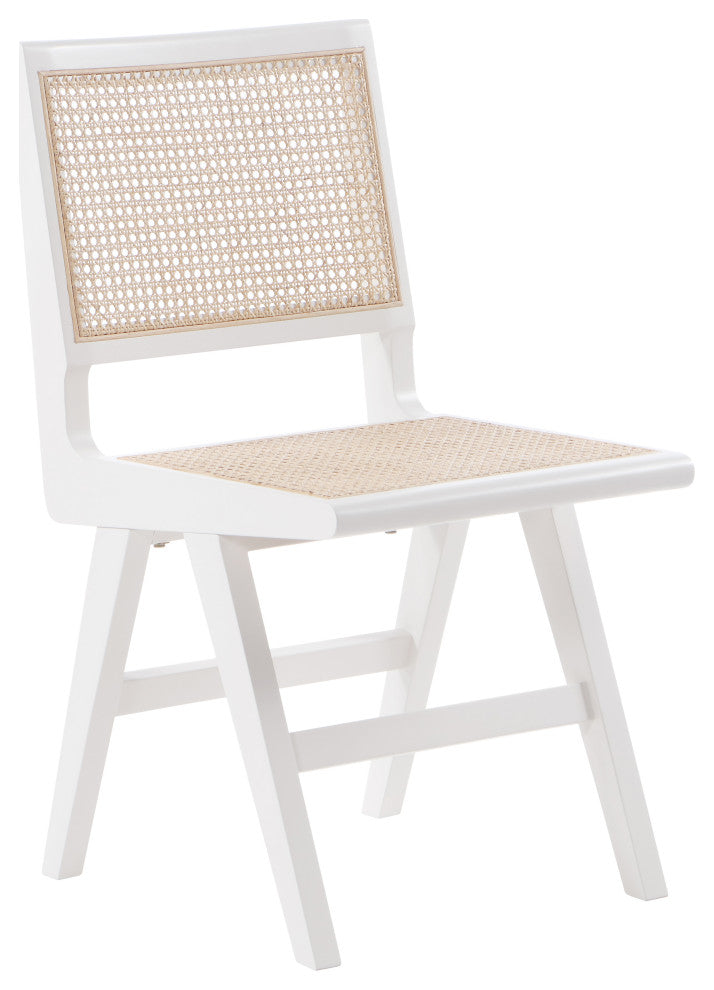 Preston Dining Chair, Set of 2, White, Side Chair
