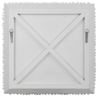 Uttermost Portside White Wood Wall Panel