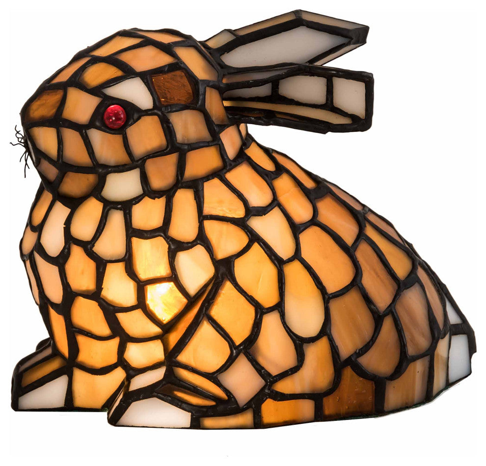 7H Tiffany Rabbit Honey Accent Lamp