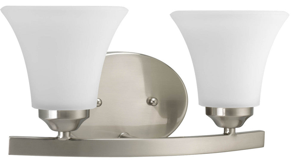 Adorn Collection 2-Light Bath Light, Brushed Nickel