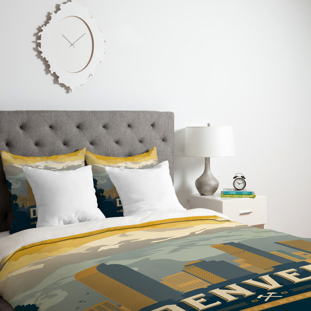 Deny Designs Anderson Design Group Denver 1 Duvet Cover - Lightweight
