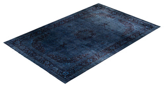 Overdyed, One-of-a-Kind Hand-Knotted Area Rug Gray, 12' 1" x 17' 10"