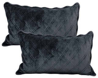 Supersoft Microplush Quilted 4-Piece Bed Spread Set, Steel Gray, King