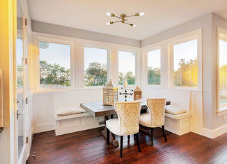 Xander 4-Light Flush Mount, Brass