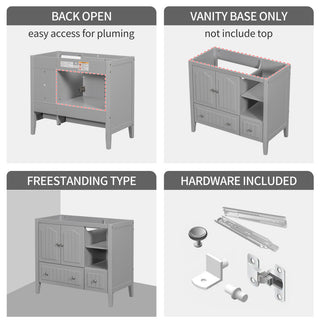 Infographic layout emphasizing hardware and assembly features.