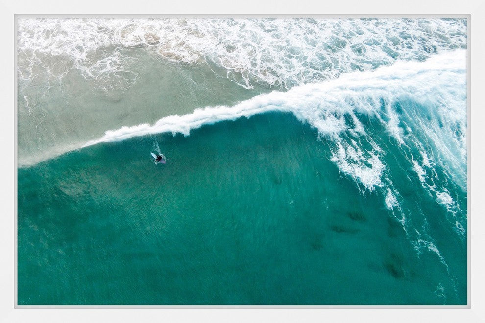 "Riding the Wave" Framed Painting Print, 30"x20"