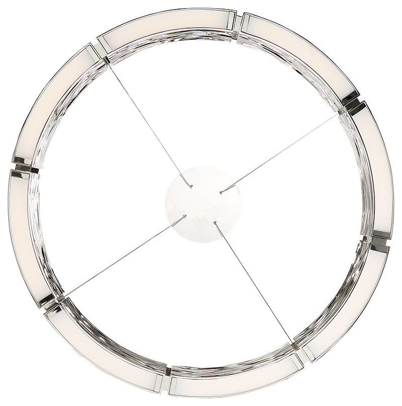 Modern Forms Zelda 29" LED Chandelier in Polished Nickel