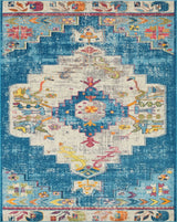 Noori Rug Distressed Delma Blue/Beige Rug