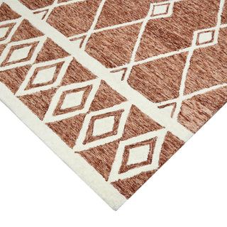 Vista Raton Area Rug, Red, 8' x 10', Geometric