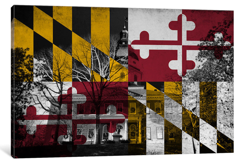 "Maryland (The Maryland State House)" by iCanvas, Canvas Print, 40x26"