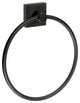 Skylar Towel Ring, Matte Black