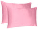 Pink Rose Dreamy Set Of 2 Silky Satin Standard Pillowcases