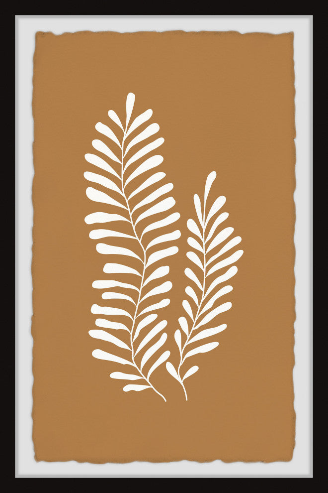 "Growing Ferns" Framed Painting Print, 8x12