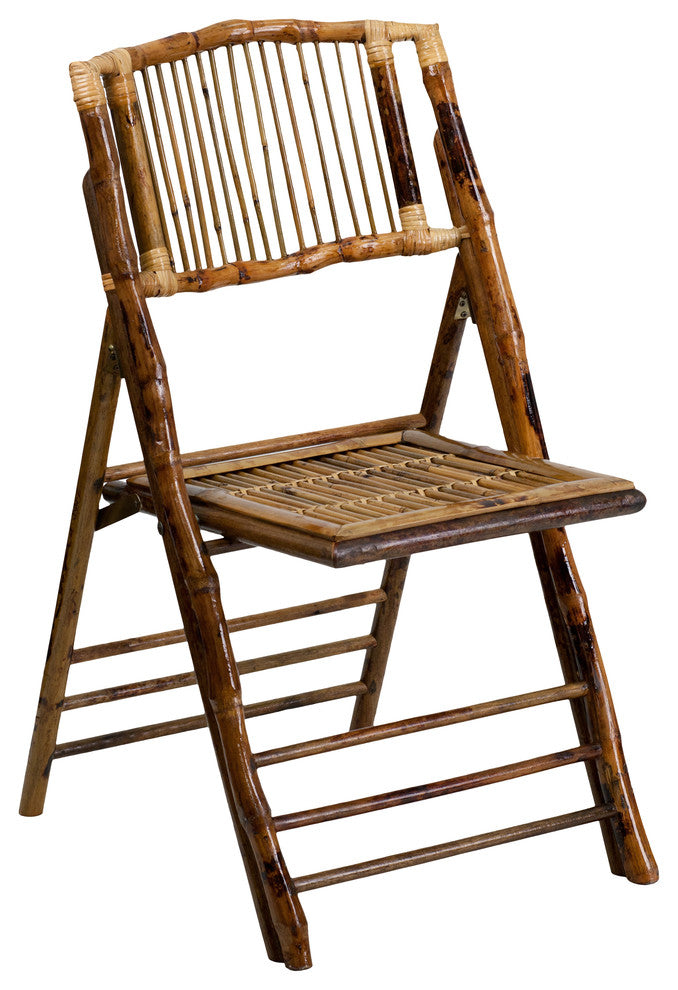 Folding Tables and Chairs, "Taranto" Bamboo Light Folding Chair