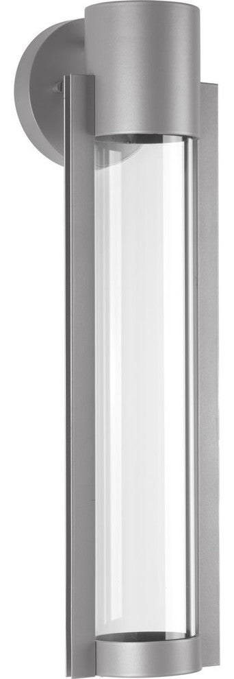 Z-1030 Collection 1-Light LED Medium Wall Lantern, Metallic Gray