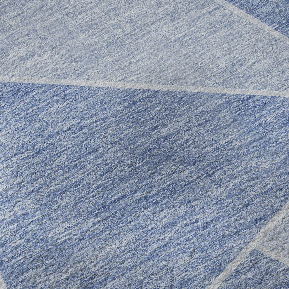 Premium Machine Washable Mayfield AMF636 Sky 2'3" x 7'6" Runner Rug