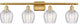 Innovations 516-4W-SG-G462-6-LED 4 Light Bath Vanity Light, Satin Gold