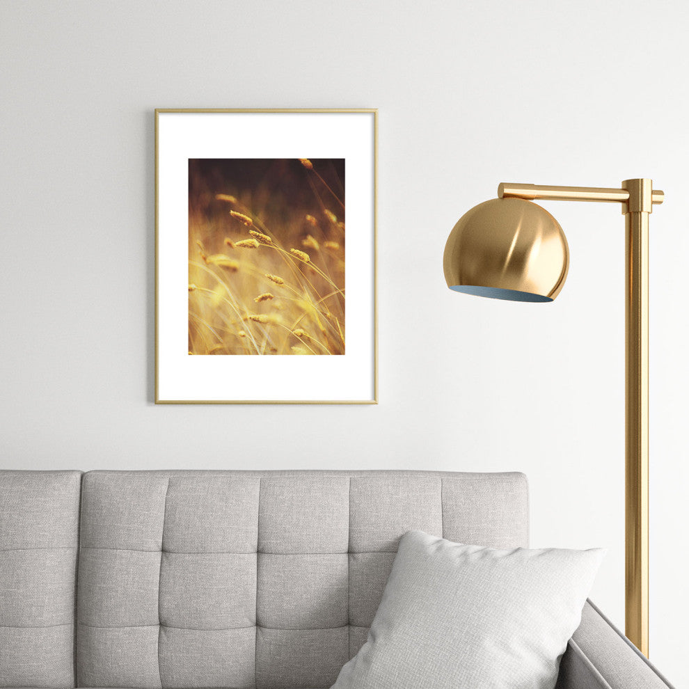 Shannon Clark Amber Metal Framed Art Print