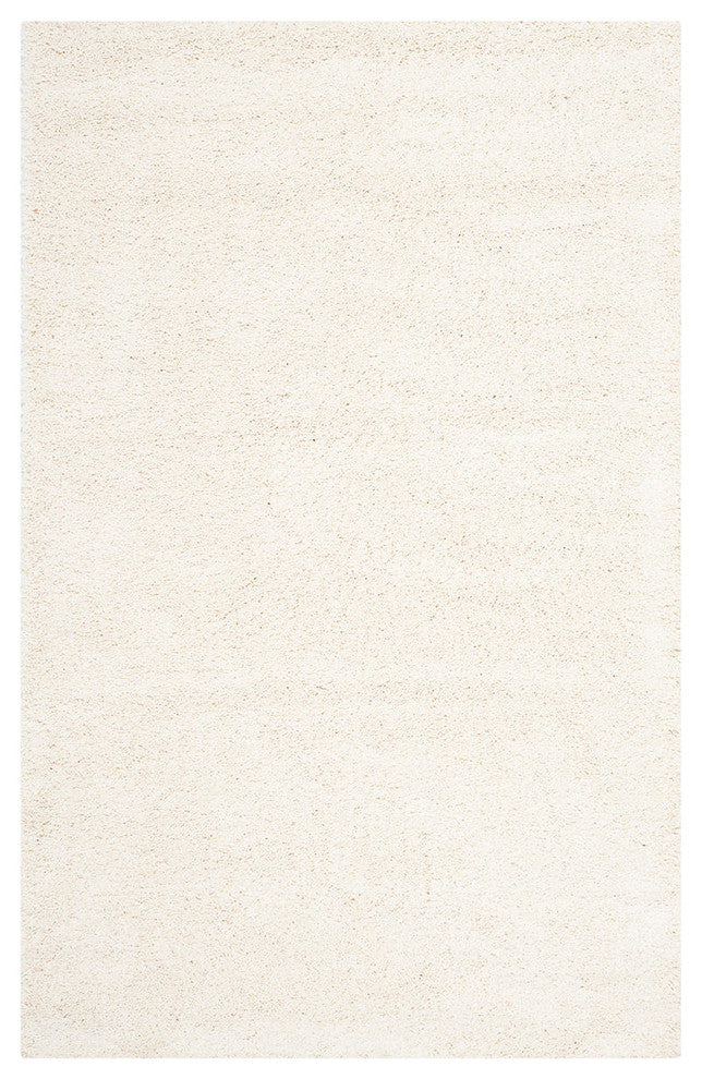 Safavieh Milan Shag Sg180-1212 Rug, Ivory, 5'1" X 8'0"