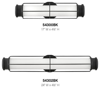 Hinkley Saylor Large Led Sconce, Black