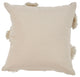 Gray Tassle Throw Pillow
