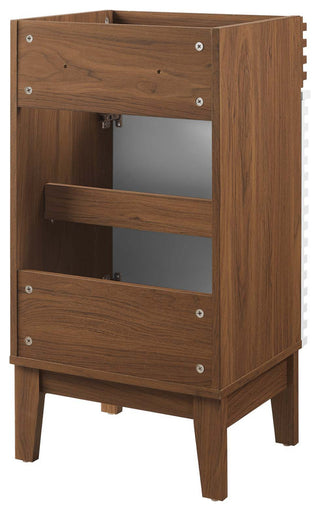 Render 18" Bathroom Vanity Cabinet, White Walnut