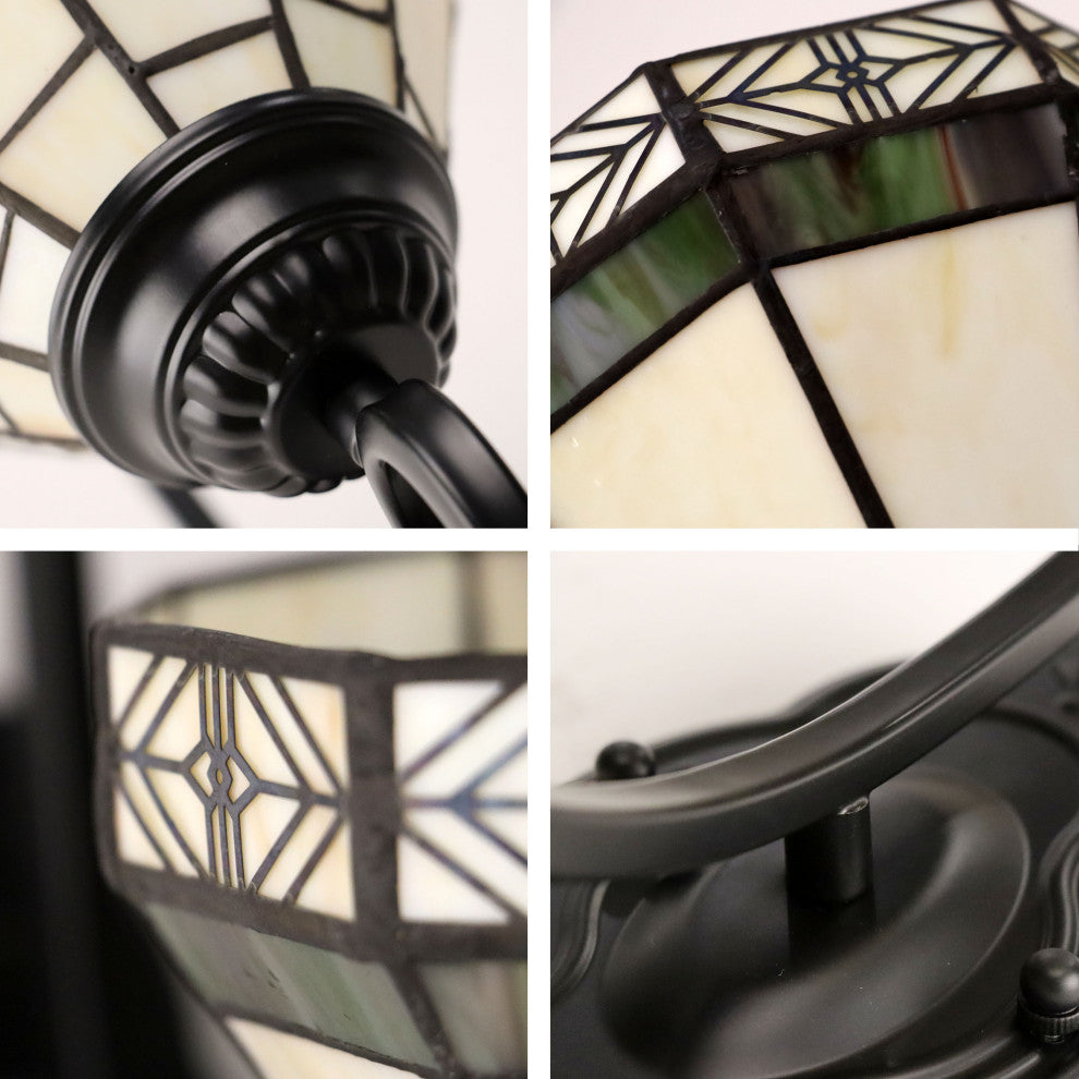 Belle Mission 1- Light Blackish Bronze Wall Sconce 7" Shade