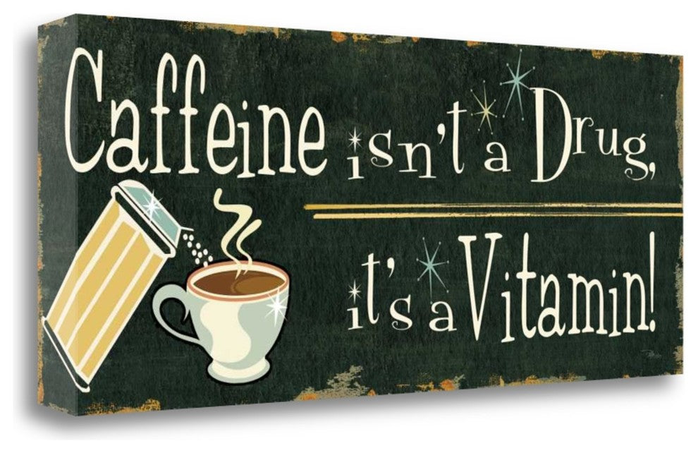 "Funny Coffee IV" By Pela Studio, Giclee Print on Gallery Wrap Canvas