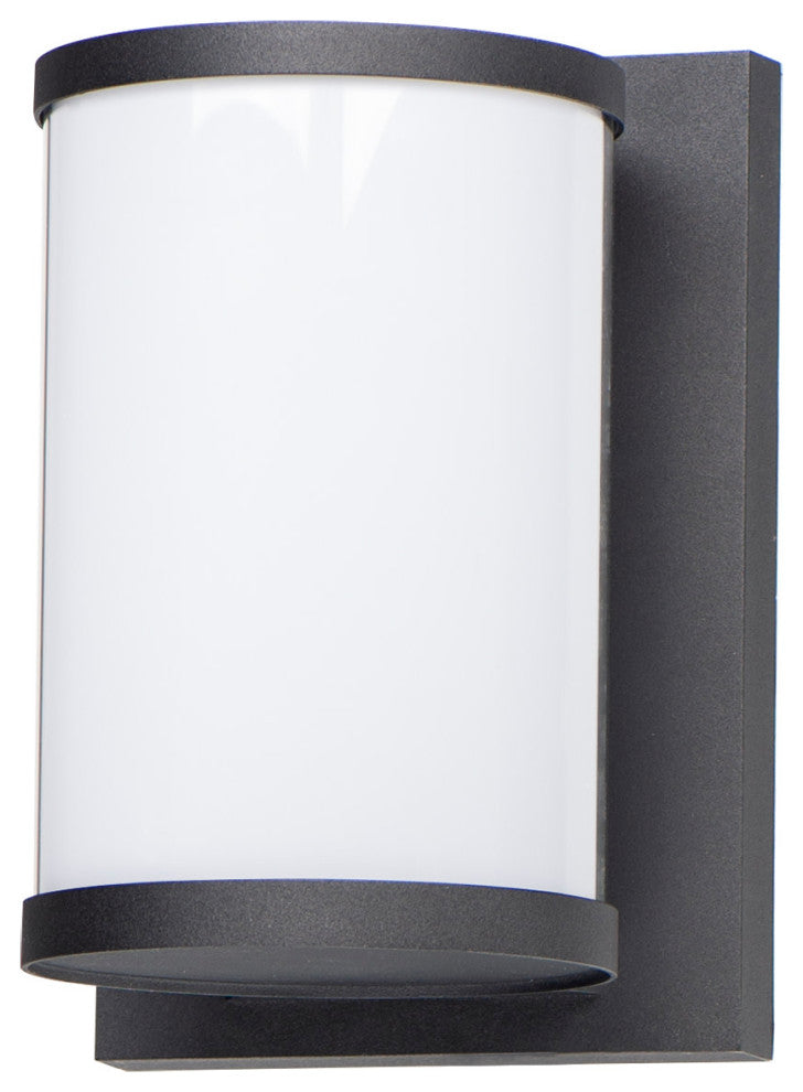 Maxim 52126WT Barrel 10" Tall LED Wall Sconce - Black