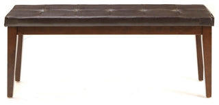 Kona 50" Wide Bench With Cushion, Raisin