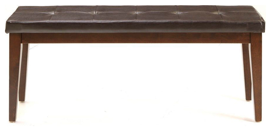 Kona 50" Wide Bench With Cushion, Raisin
