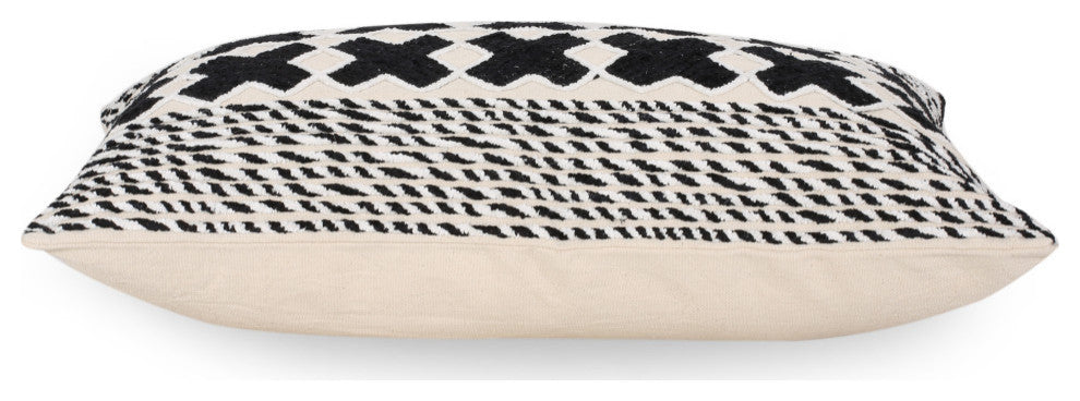 Kerman Boho Handcrafted Fabric Pillow Cover, Set of 2